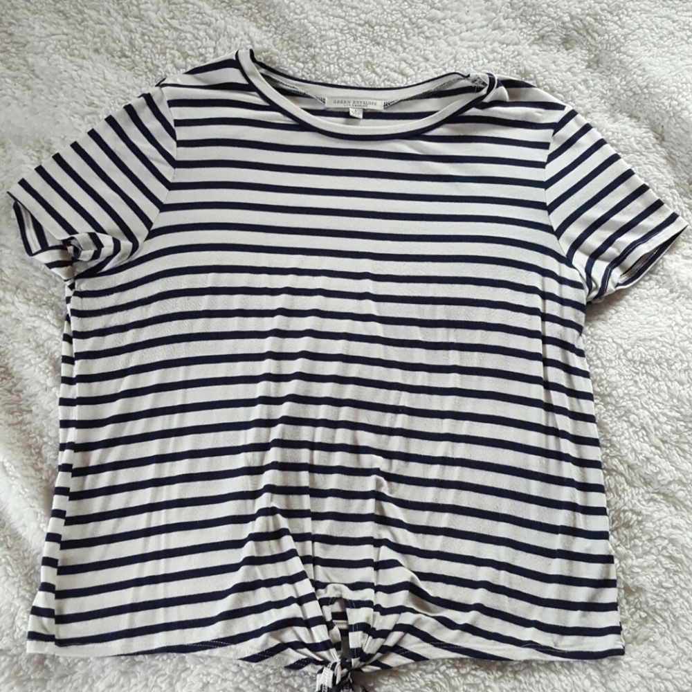 Green Envelope stripped topped